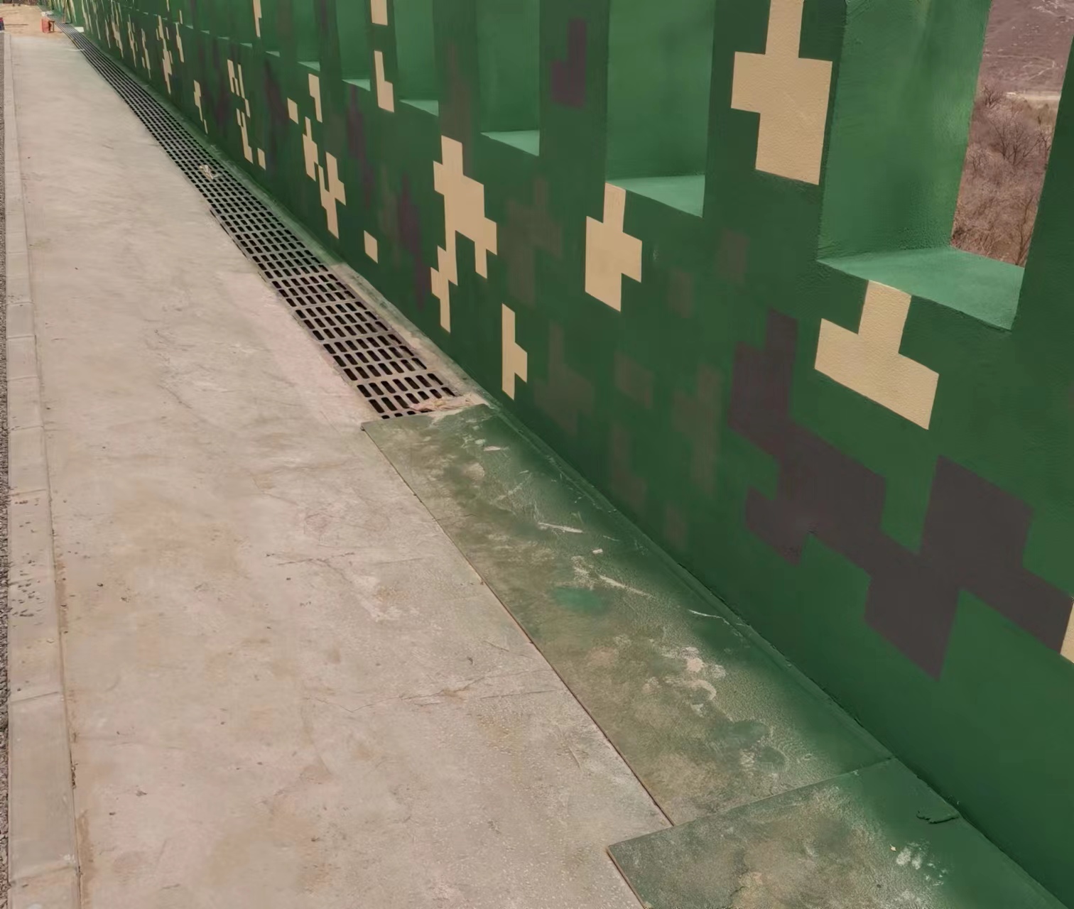 无锡围墙迷彩喷涂,数迷彩漆